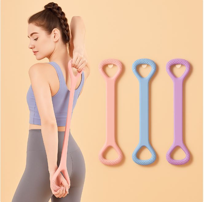 NomadeCare Flex8 – Bande de résistance élastique en 8 pour fitness & yoga NomadeCare