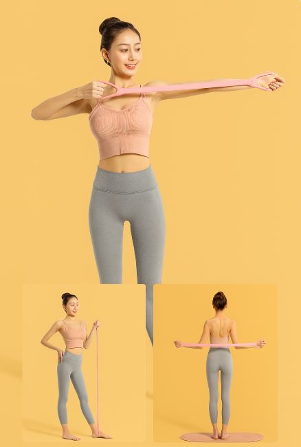 NomadeCare Flex8 – Bande de résistance élastique en 8 pour fitness & yoga NomadeCare