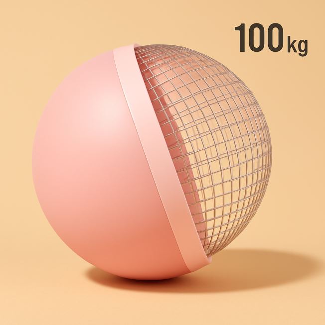 NomadeCare Energize – Ballon gym anti-explosion 25 cm pour pilates NomadeCare