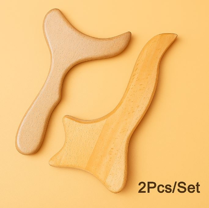 NomadeCare Sculpt – Kit de Maderothérapie en Bois Naturel NomadeCare