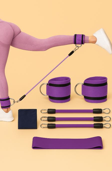 NomadeCare Secure – Sangles de cheville pour bandes de résistance NomadeCare