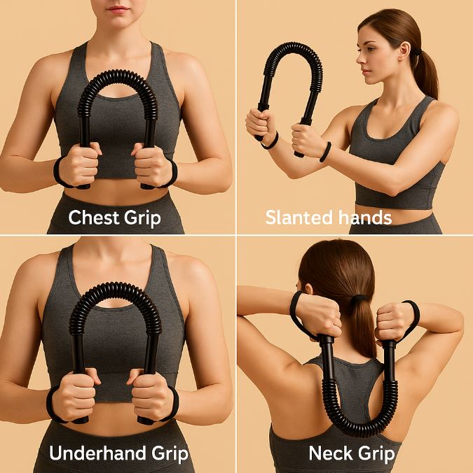 NomadeCare Power – Bâton de Musculation Bras/Poitrine 20–60 kg NomadeCare