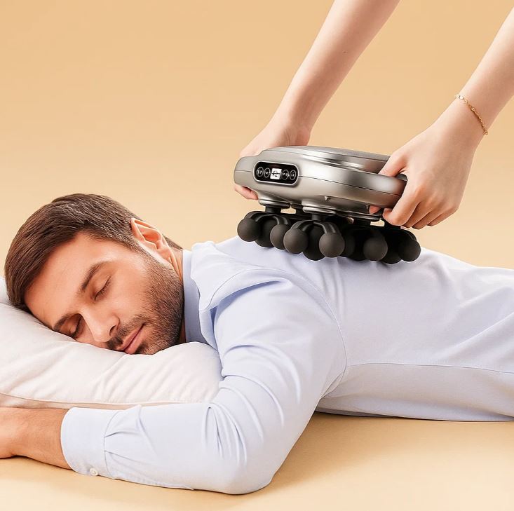 NomadeCare Pro – Pistolet de massage 22 têtes à haute fréquence NomadeCare