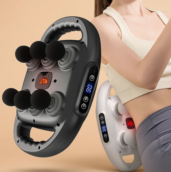 NomadeCare Power – Pistolet de massage 6 têtes haute fréquence NomadeCare