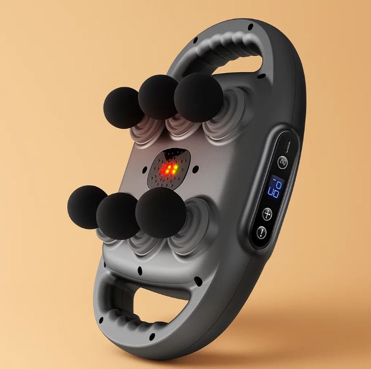 NomadeCare Power – Pistolet de massage 6 têtes haute fréquence NomadeCare