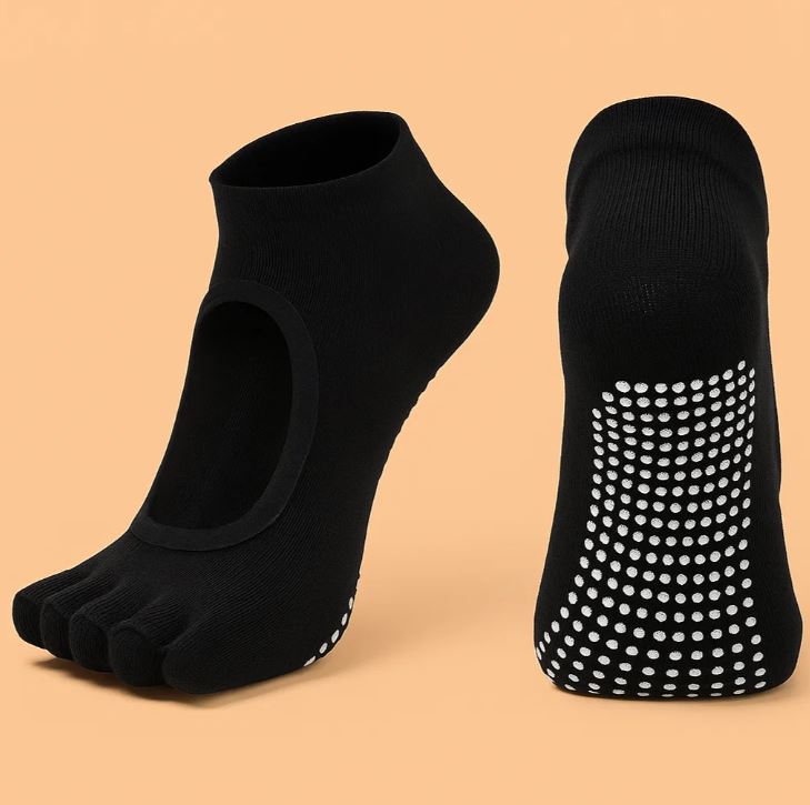 NomadeCare FiveToe – Chaussettes 5 doigts sans talon antidérapantes NomadeCare