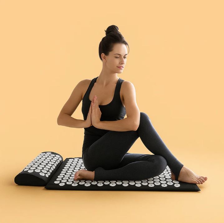 NomadeCare Duo – Set tapis + coussin d’acupression NomadeCare