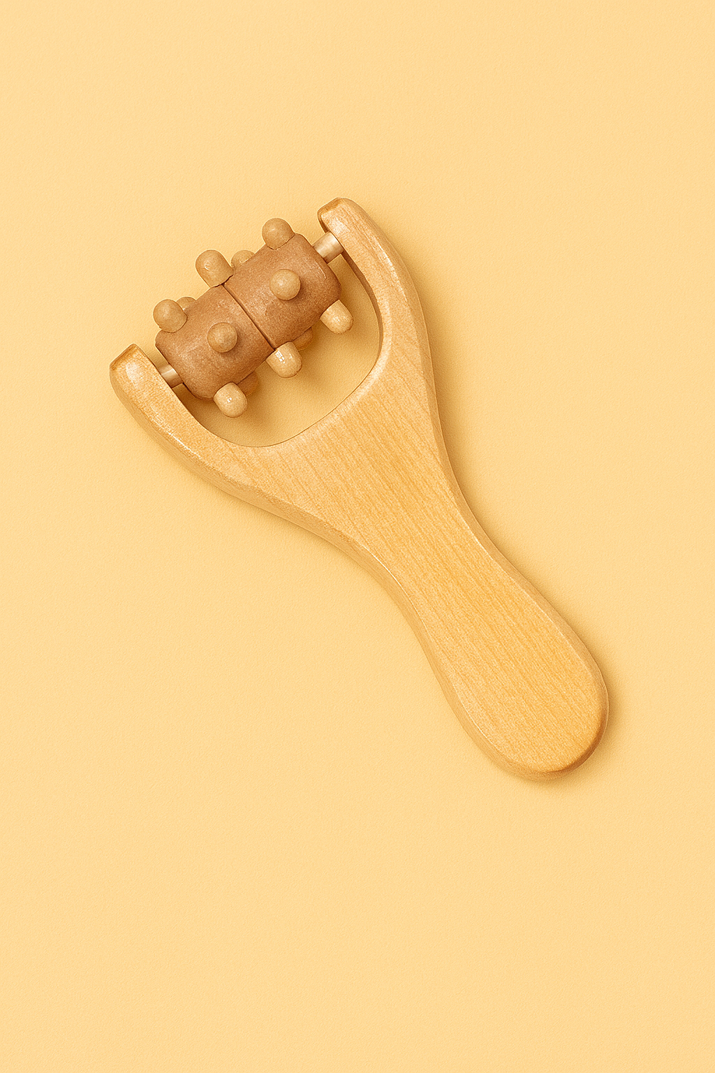 NomadeCare Active – Rouleau de Massage en Bois Naturel NomadeCare