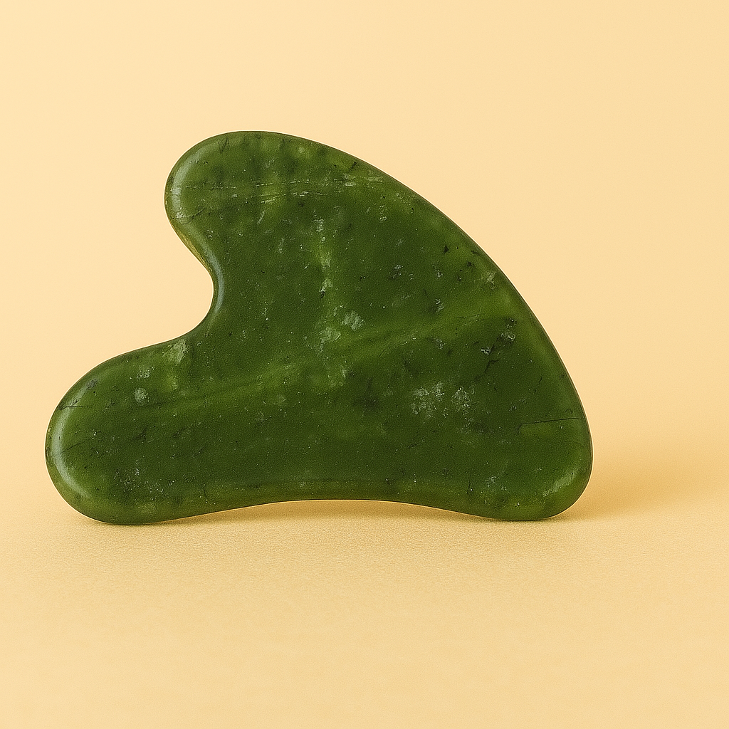 NomadeCare Zen – Gua Sha Cœur en Jade Naturel NomadeCare