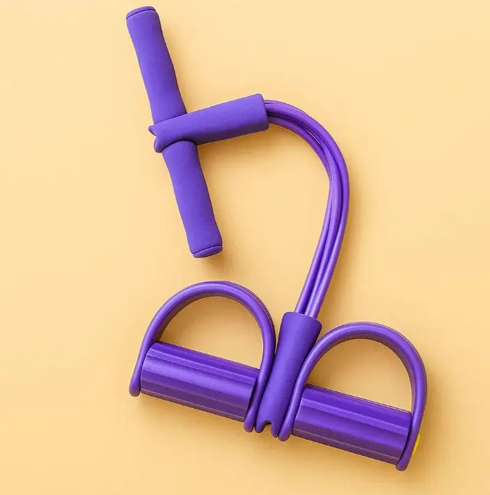 NomadeCare Boost – Élastiques 4 tubes avec pédales pour Pilates, yoga & gainage - NomadeCare