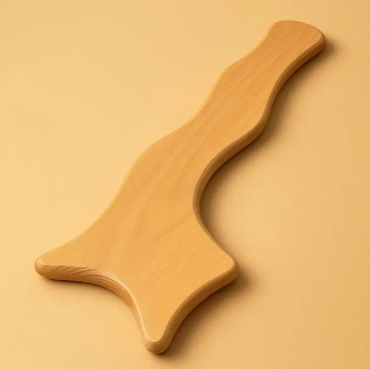NomadeCare Detox – Planches et rouleaux Gua Sha anti-cellulite en bois