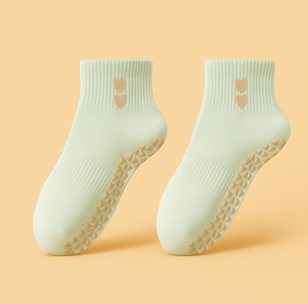 NomadeCare Active – Chaussettes de yoga antidérapantes NomadeCare
