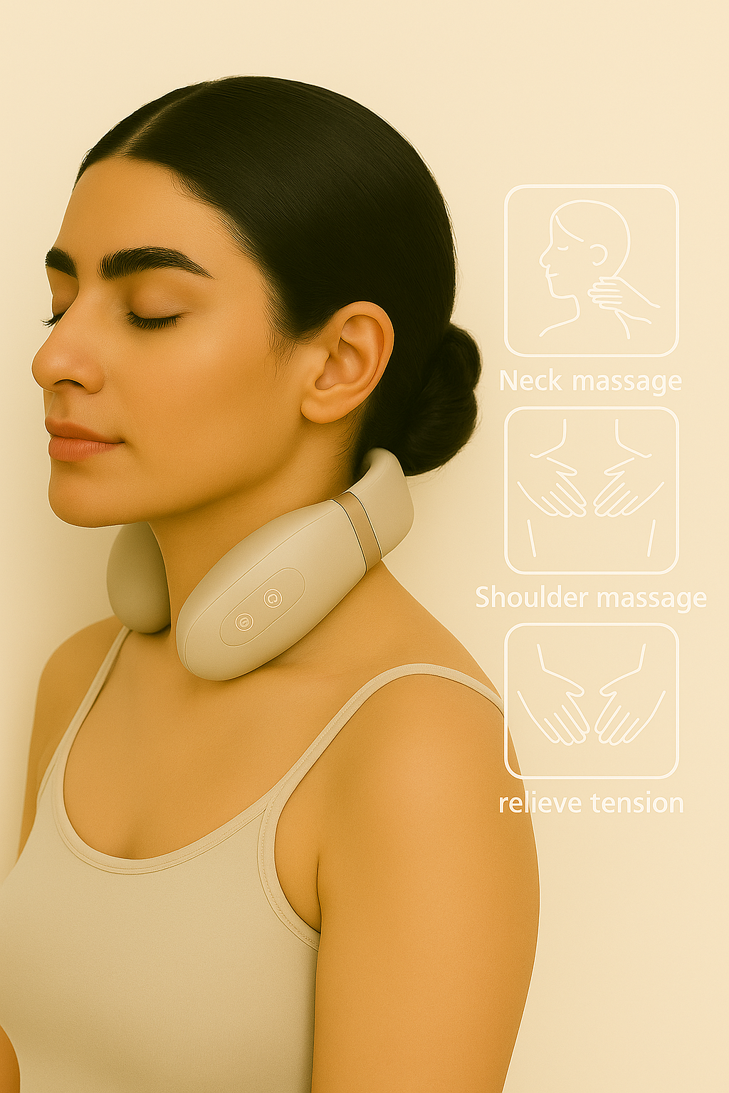 NomadeCare Relief – Masseur Portable pour Cou et Épaules NomadeCare
