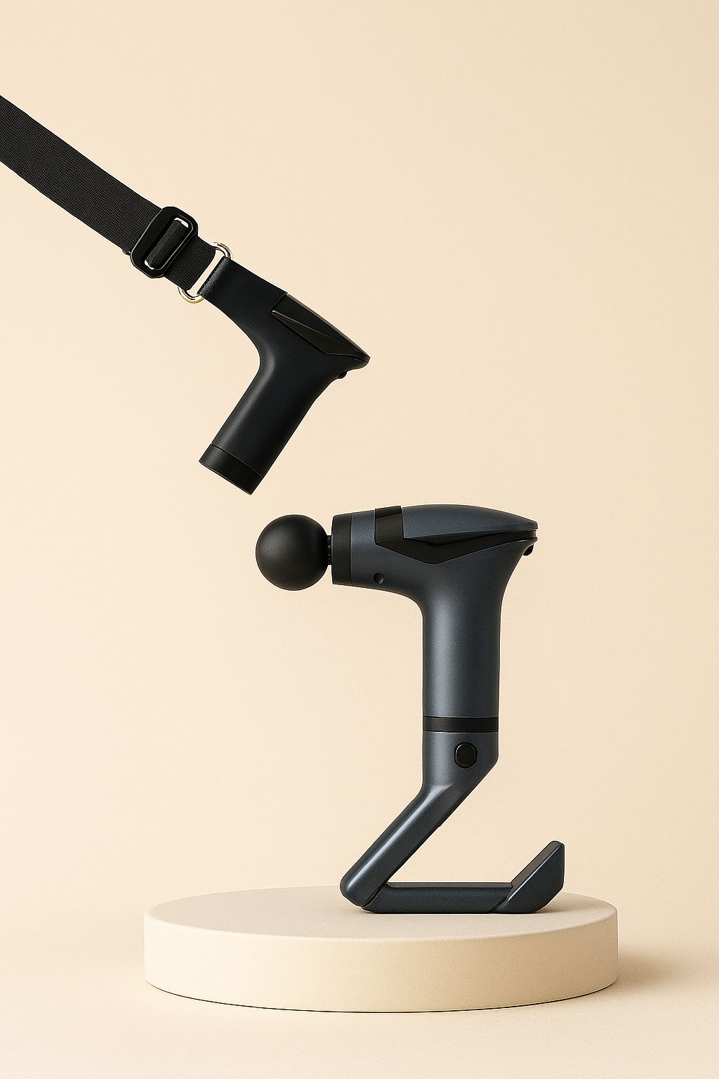 NomadeCare DeepFlex — Pistolet de Massage Électrique à Longue Poignée NomadeCare