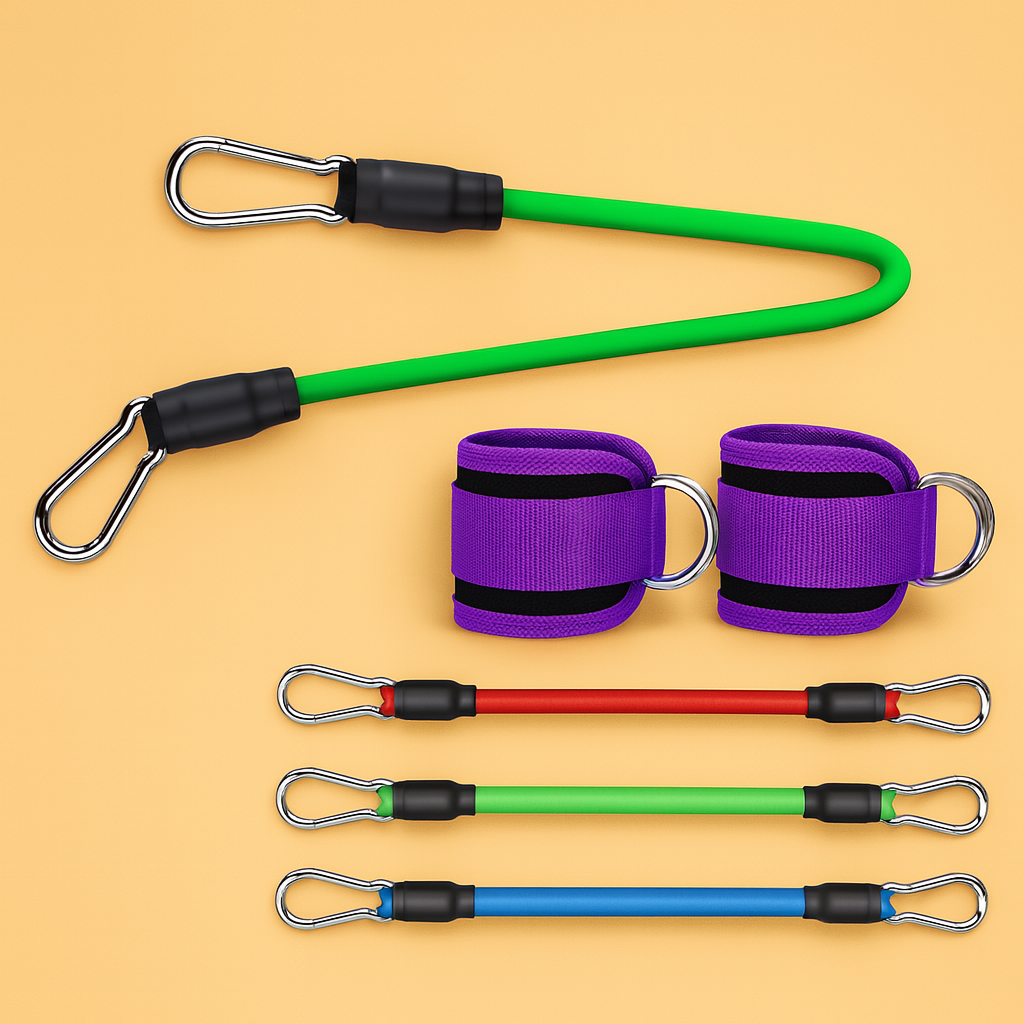 NomadeCare Secure – Sangles de cheville pour bandes de résistance NomadeCare