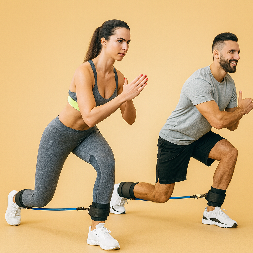 NomadeCare Secure – Sangles de cheville pour bandes de résistance NomadeCare
