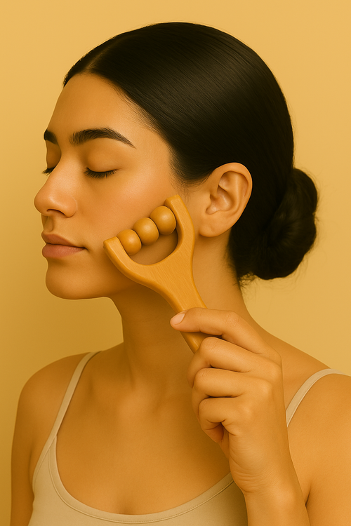 NomadeCare Active – Rouleau de Massage en Bois Naturel NomadeCare